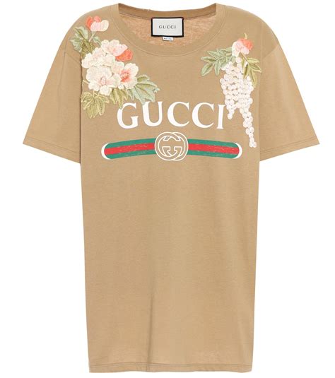 gucci size 12 tee|GUCCI Embroidered cotton.